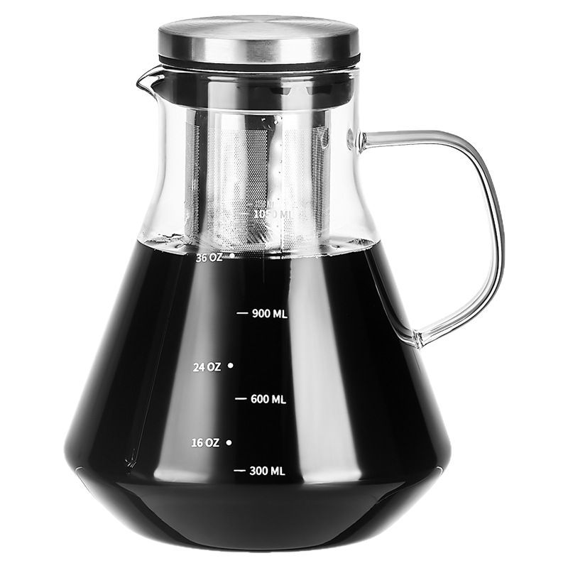 โถกาแฟแก้วไล่ระดับ