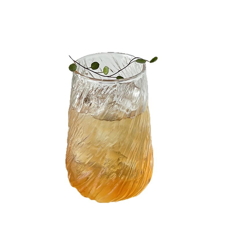ถ้วยกาแฟแก้วคุณภาพสูงที่เรียบง่าย โปร่งใส
