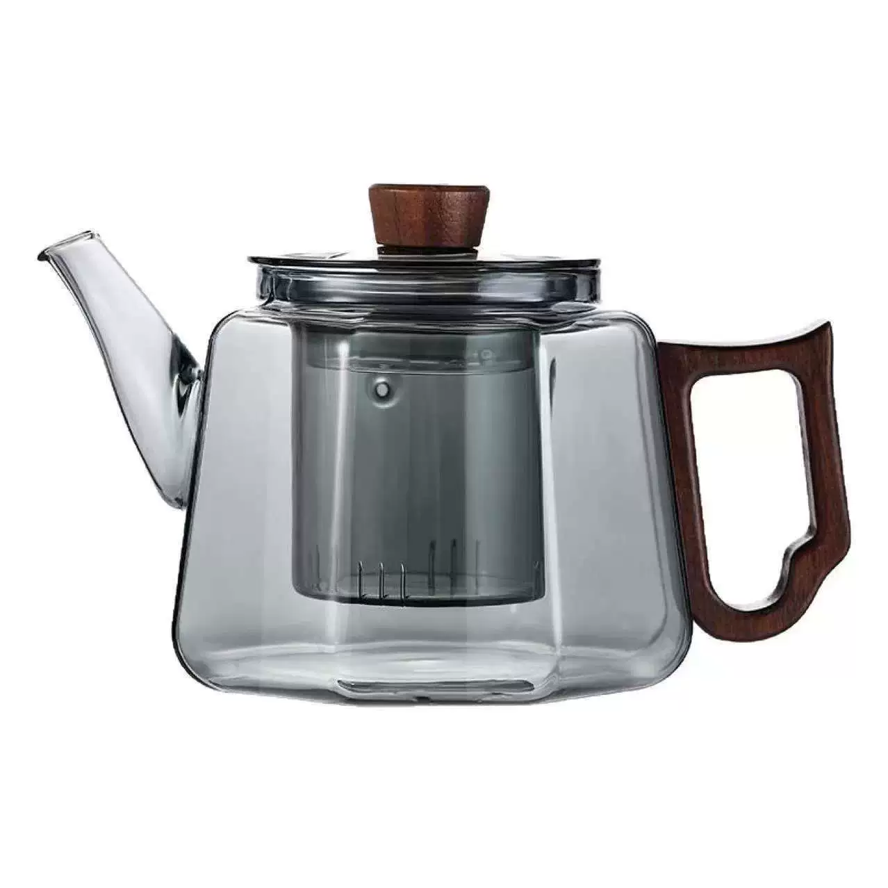 หม้อชาทนความร้อนแก้ว Borosilicate สูงหนา